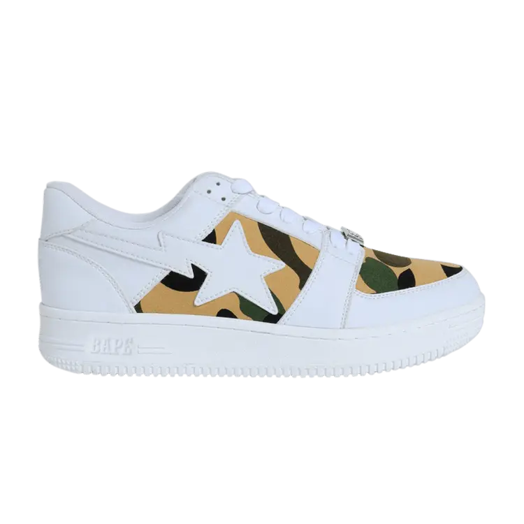 Кроссовки BAPE Bapesta Low M1 '1st Camo - White', белый
Кроссовки BAPE Bapesta Low M1 '1st Camo - White', белый
