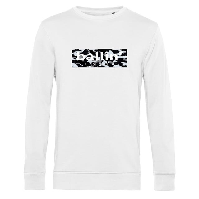 Стандартное восточное время свитер 2013 года с камуфляжным принтом Ballin, белый 
Стандартное восточное время свитер 2013 года с камуфляжным принтом Ballin, белый