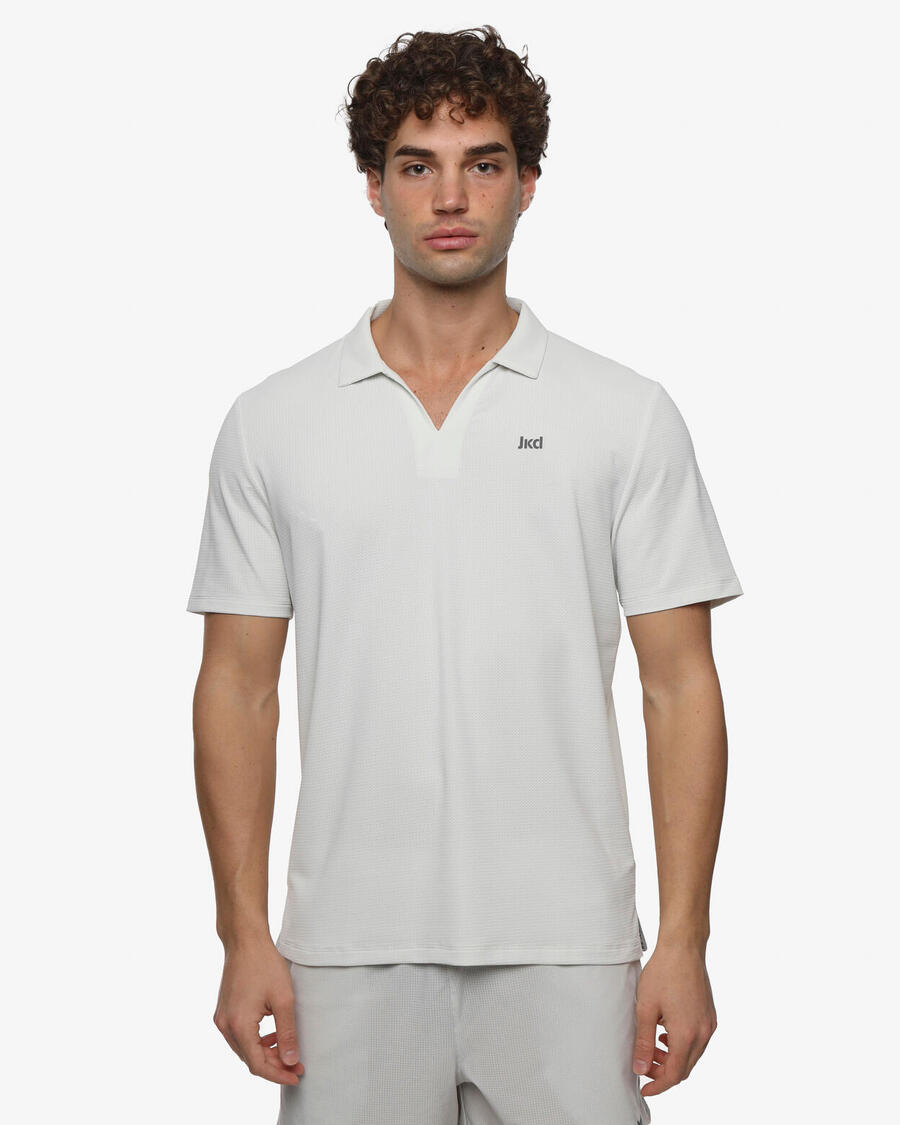 JAKED Мужская синтетическая футболка-поло для фитнеса
JAKED Мужская синтетическая футболка-поло для фитнеса