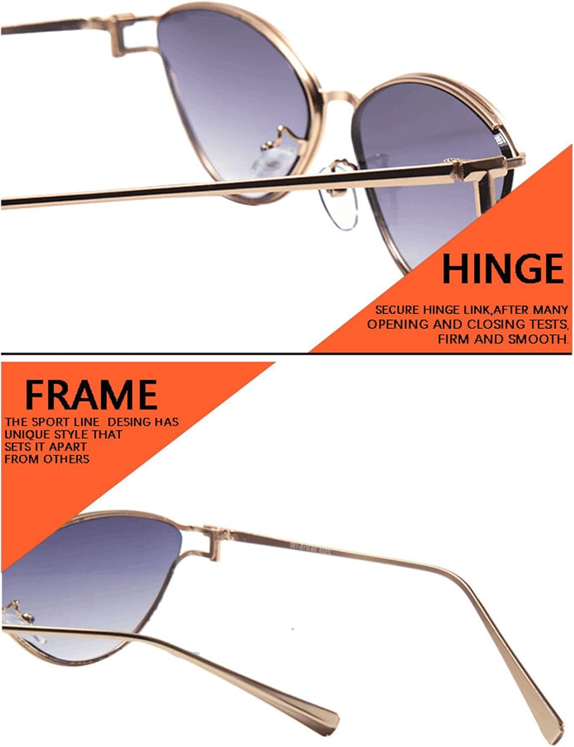 bullabulling Модные солнцезащитные очки в стиле «кошачий глаз» Y2k для женщин, стильные треугольные солнцезащитные очки в металлической оправе, овальные солнцезащитные очки для женщин с защитой от УФ-излучения UV400, 3c
bullabulling Модные солнцезащитные очки в стиле «кошачий глаз» Y2k для женщин, стильные треугольные солнцезащитные очки в металлической оправе, овальные солнцезащитные очки для женщин с защитой от УФ-излучения UV400, 3c