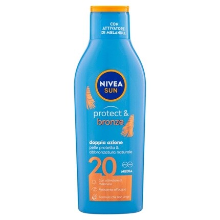 Nivea Солнцезащитный увлажняющий крем Sun Protect & Bonze Spf20 200 мл
Nivea Солнцезащитный увлажняющий крем Sun Protect & Bonze Spf20 200 мл