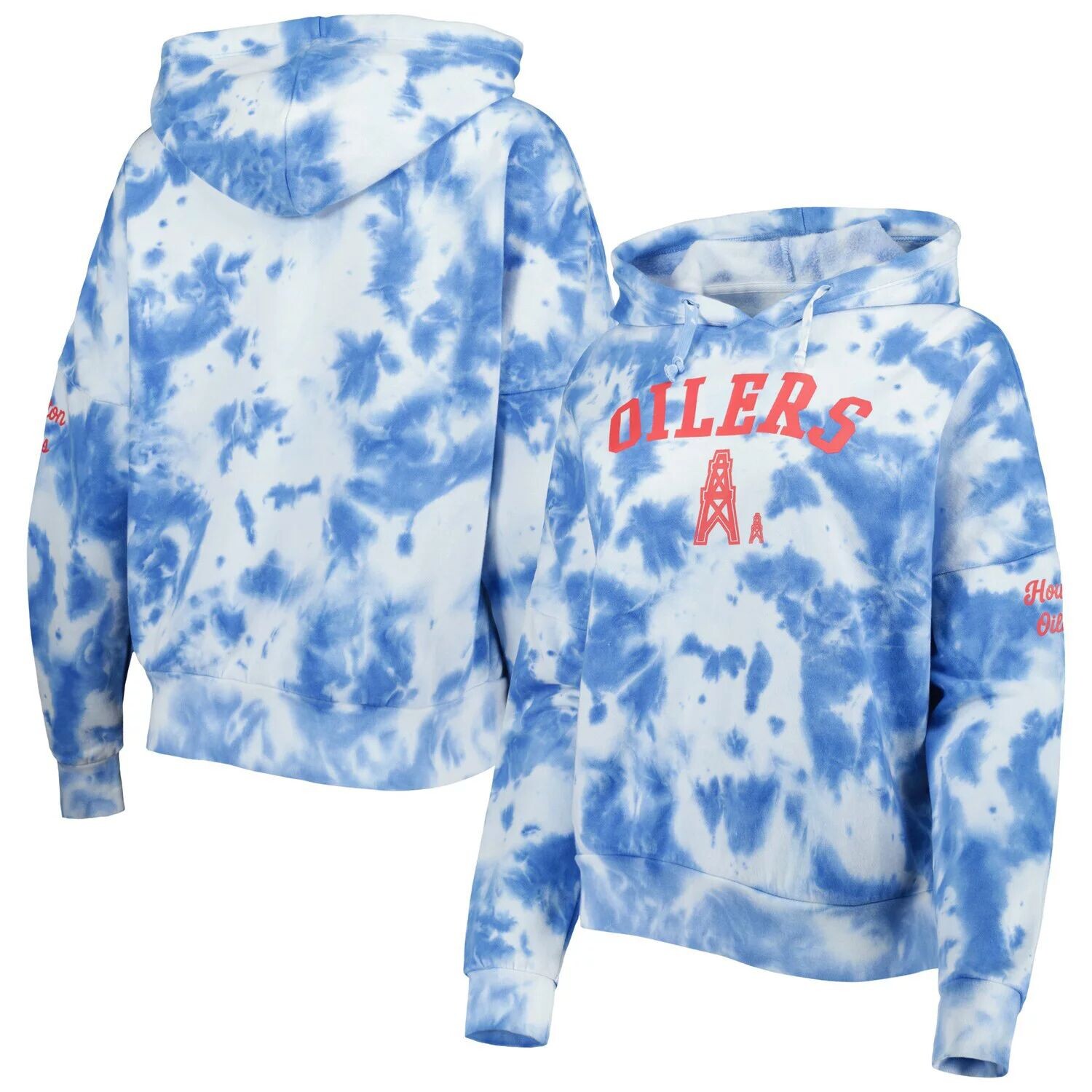 Женский темно-синий флисовый пуловер с капюшоном New Era Houston Oilers Gridiron Classics Cloud Dye New Era
Женский темно-синий флисовый пуловер с капюшоном New Era Houston Oilers Gridiron Classics Cloud Dye New Era