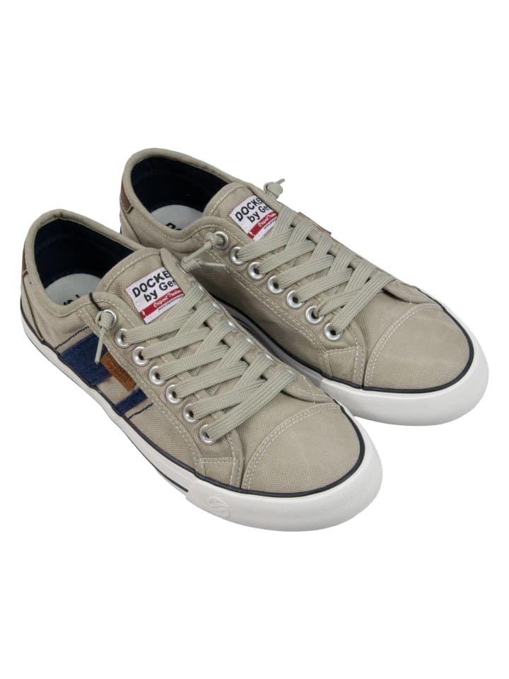 Кроссовки из стираной парусины бежевого цвета Dockers by Gerli
Кроссовки из стираной парусины бежевого цвета Dockers by Gerli