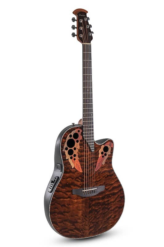 Акустическая гитара Ovation CE44P-TGE Exotic Celebrity Elite Plus Selected Figured Top Mid-Depth Lyrachord Body Nato Neck 6-String Acoustic-Electric Guitar w/Gig Bag 
Акустическая гитара Ovation CE44P-TGE Exotic Celebrity Elite Plus Selected Figured Top Mid-Depth Lyrachord Body Nato Neck 6-String Acoustic-Electric Guitar w/Gig Bag