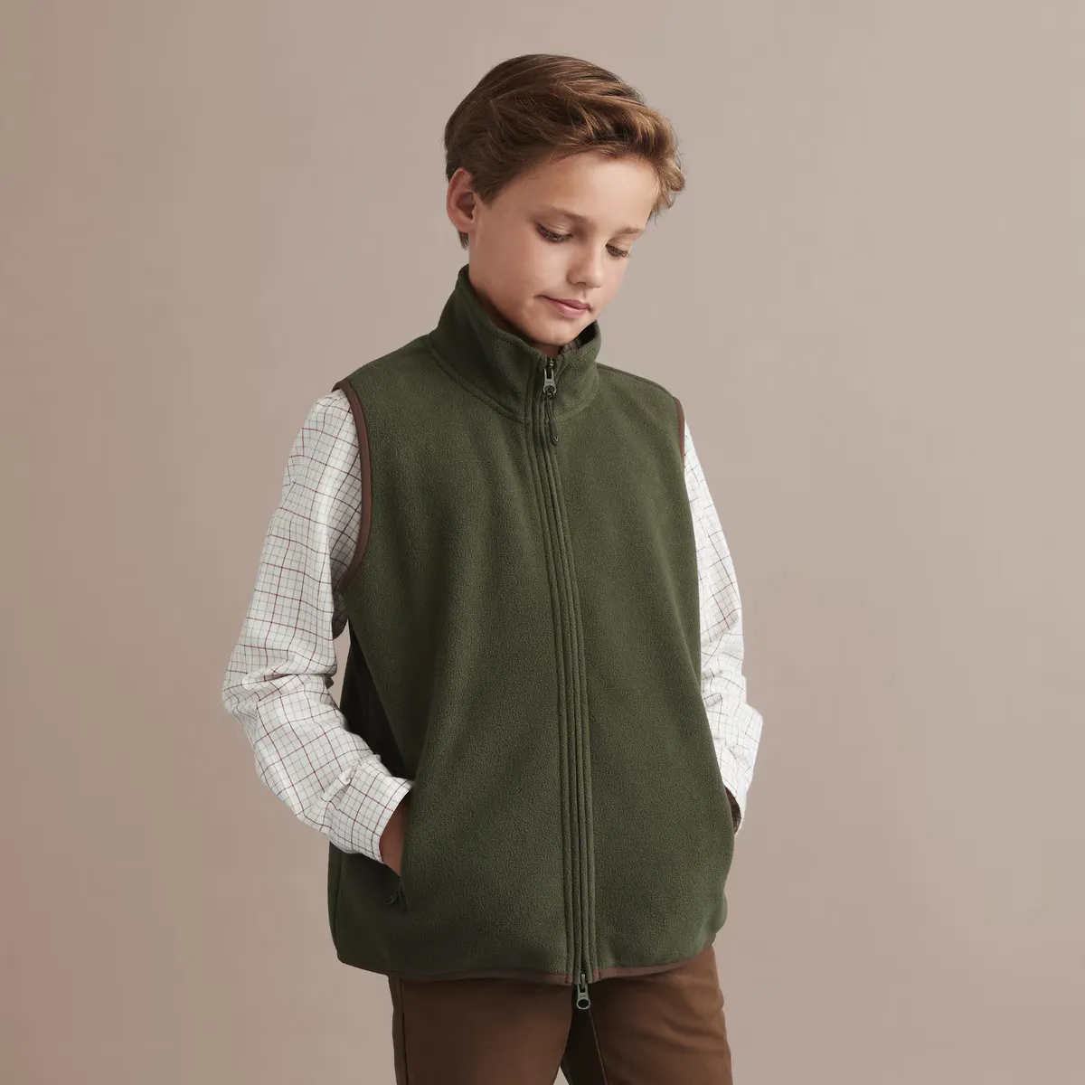 Базовый флисовый жилет для детей Verhunt, зеленый
Базовый флисовый жилет для детей Verhunt, зеленый