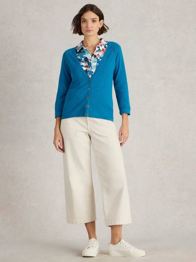 Кардиган из органического хлопка naria rich White Stuff, синий
Кардиган из органического хлопка naria rich White Stuff, синий