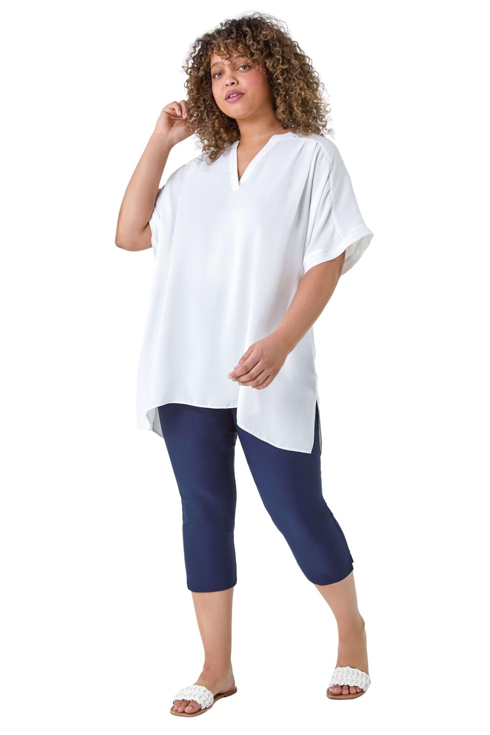 Укороченные эластичные брюки Curve Roman, синий
Укороченные эластичные брюки Curve Roman, синий