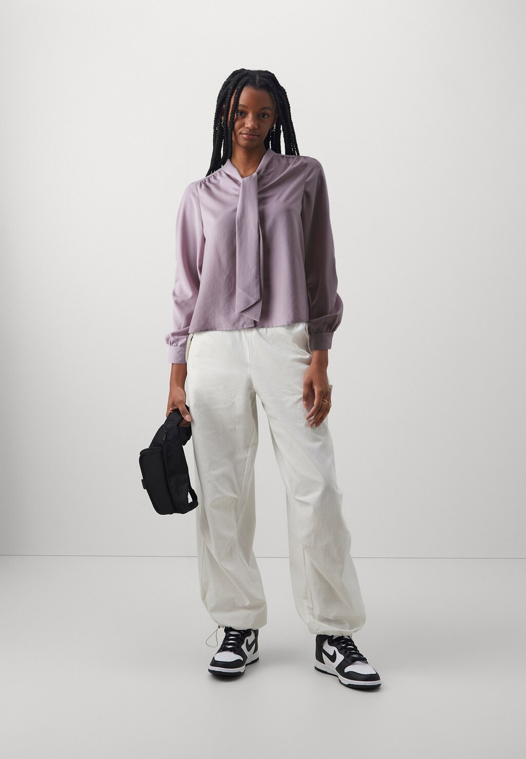 Блуза на пуговицах Onlkiah Tie ONLY, фиолетовый
Блуза на пуговицах Onlkiah Tie ONLY, фиолетовый