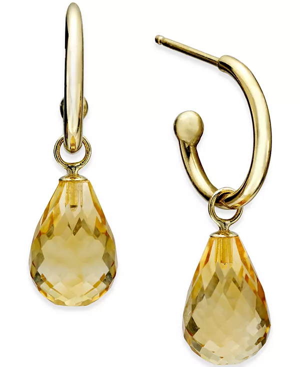 Серьги-Кольца с перидотом из 14-каратного золота Macy'S, citrine
Серьги-Кольца с перидотом из 14-каратного золота Macy'S, citrine