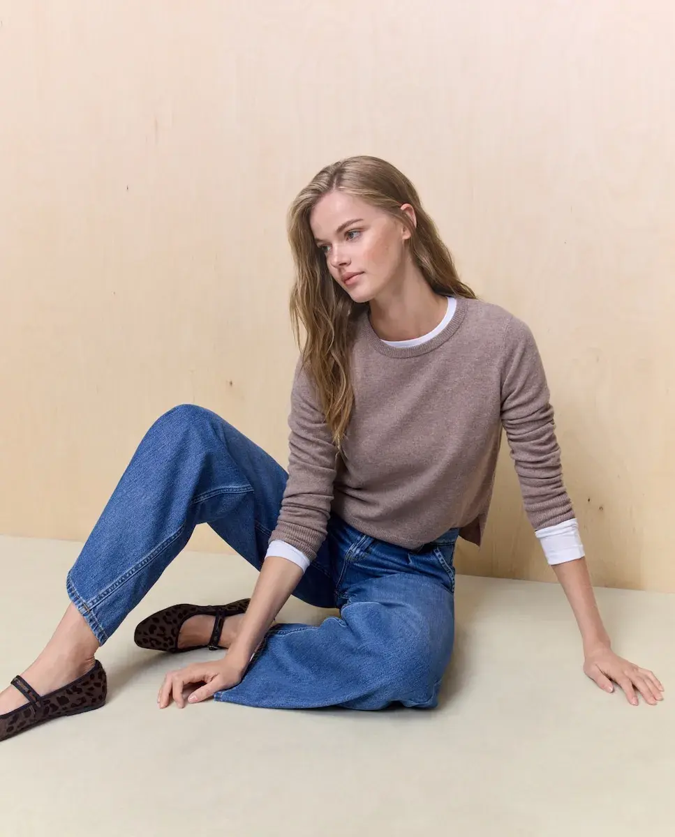 Женский джемпер с круглым вырезом Easy Wear, коричневый
Женский джемпер с круглым вырезом Easy Wear, коричневый