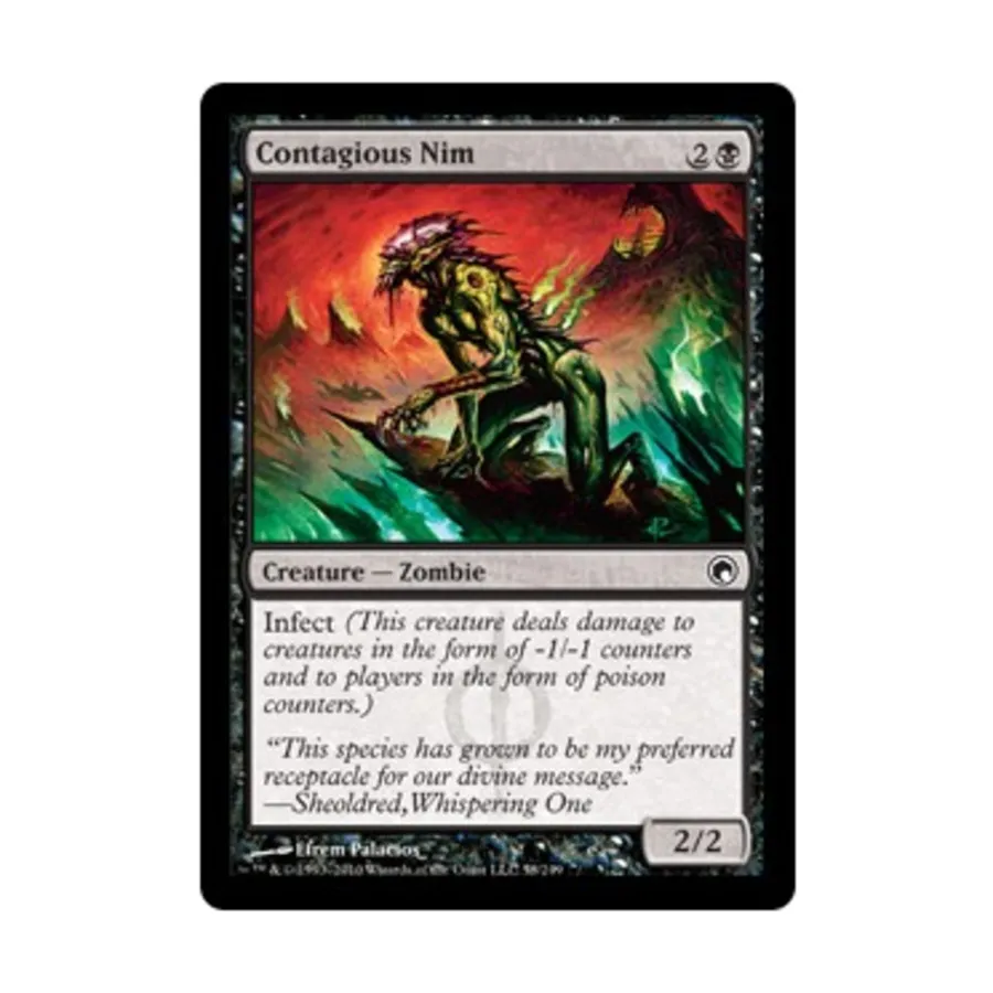 CCG Заразный Ним (К), MTG - Scars of Mirrodin
CCG Заразный Ним (К), MTG - Scars of Mirrodin