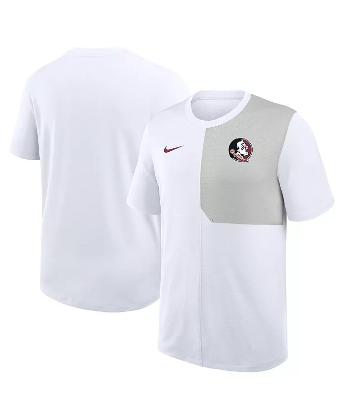 Мужская белая футболка Florida State Seminoles 2025 Sideline UV Performance Coach Nike
Мужская белая футболка Florida State Seminoles 2025 Sideline UV Performance Coach Nike