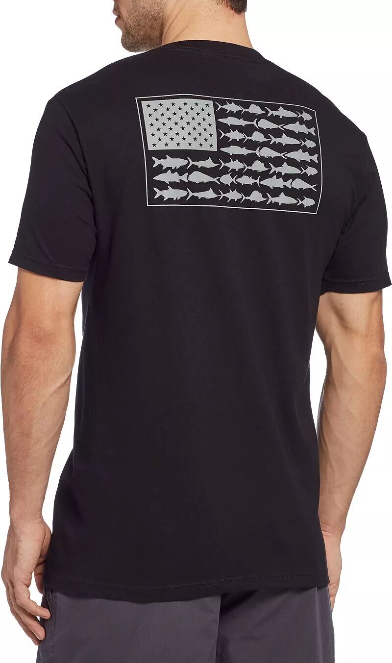 Мужская футболка Columbia PFG Americana с флагом морской рыбы, черный
Мужская футболка Columbia PFG Americana с флагом морской рыбы, черный