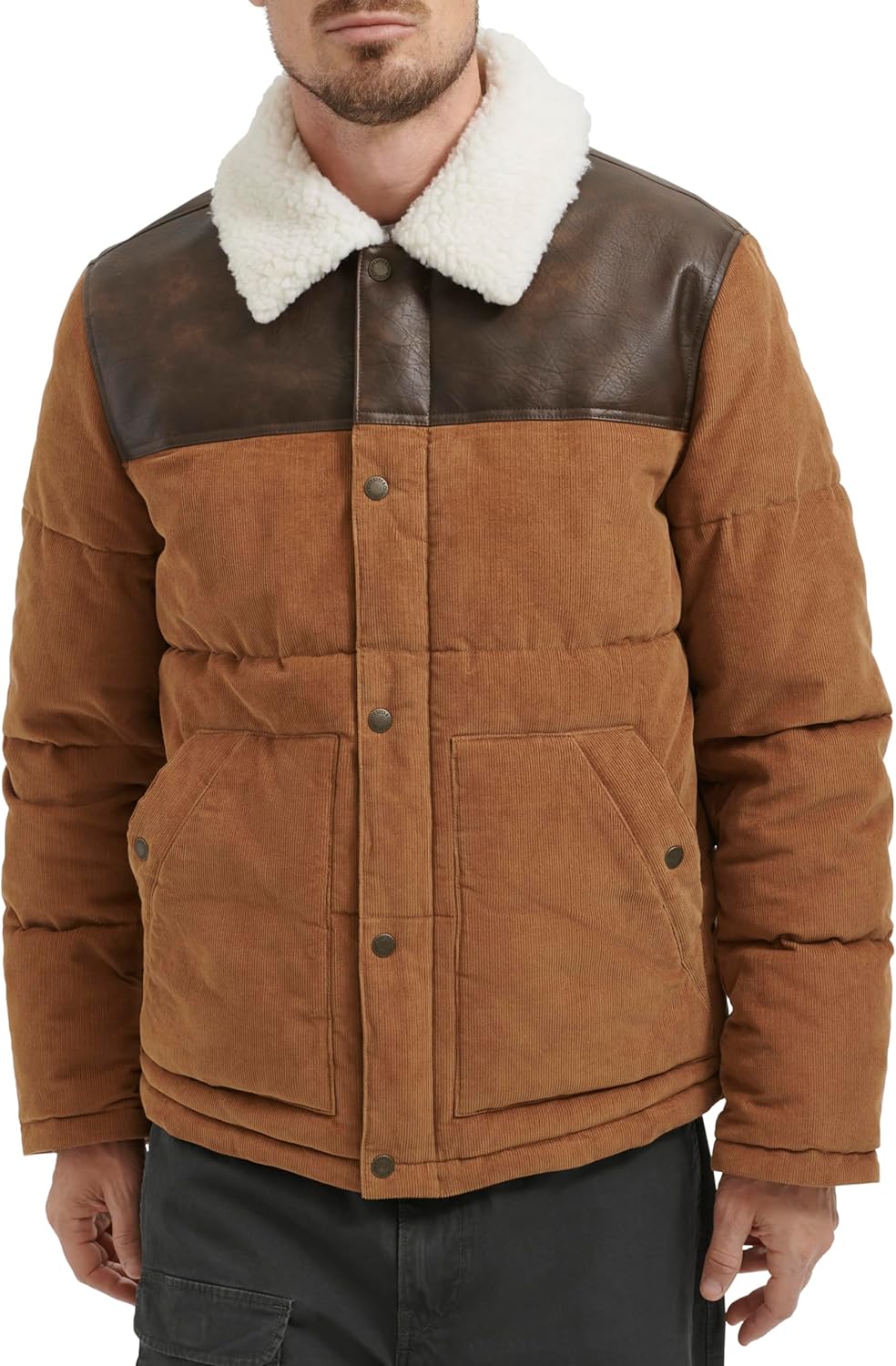 Мужская куртка Levi's Out West из смешанной ткани Levi's Men's Out West, Brown Corduroy
Мужская куртка Levi's Out West из смешанной ткани Levi's Men's Out West, Brown Corduroy