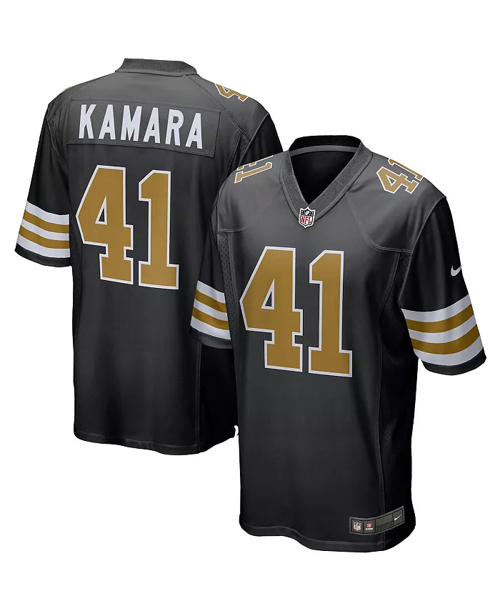 Мужская игровая футболка Alvin Kamara в черном цвете New Orleans Saints (альтернативная версия) Nike
Мужская игровая футболка Alvin Kamara в черном цвете New Orleans Saints (альтернативная версия) Nike