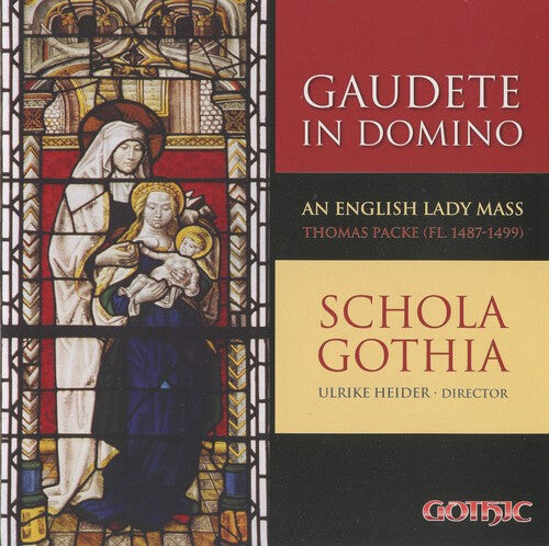 CD диск Packe / Dunstable / Schola Gothia / Heider: Gaudete in Domino
CD диск Packe / Dunstable / Schola Gothia / Heider: Gaudete in Domino