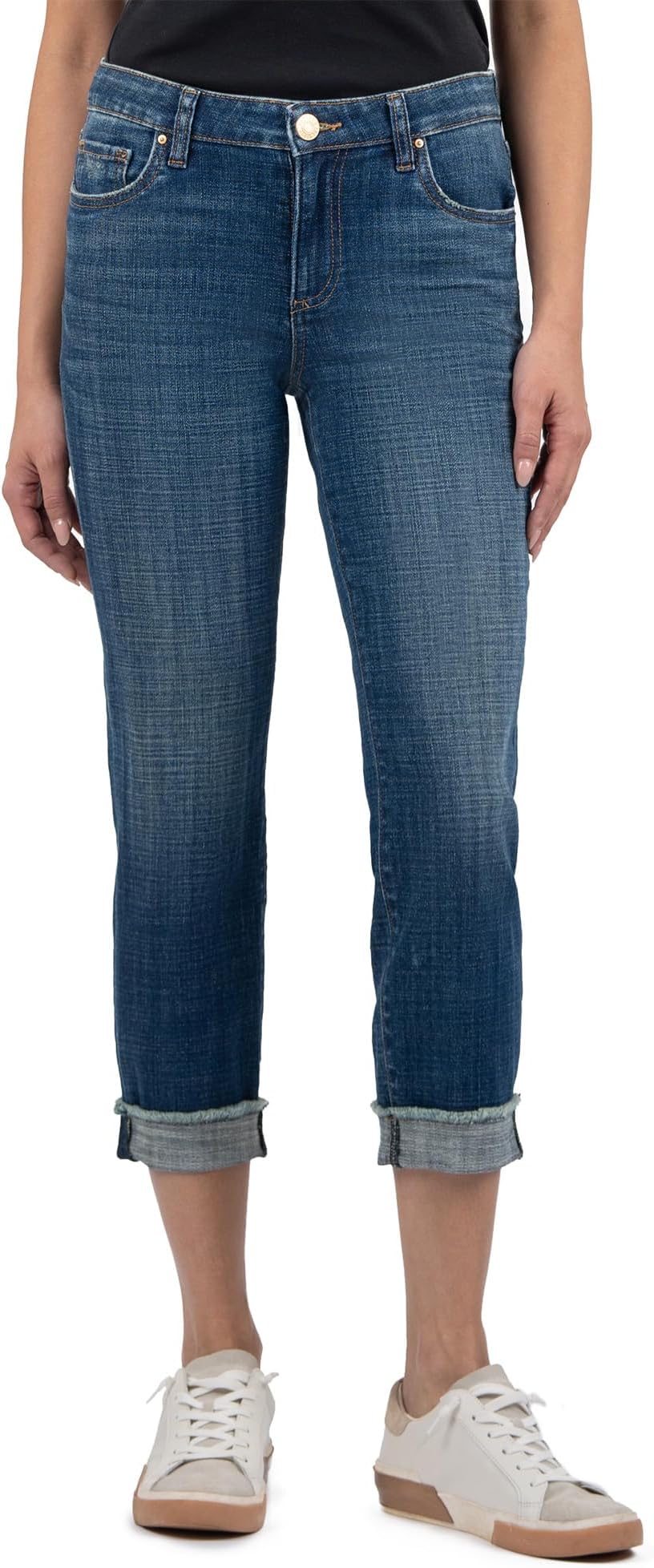 Джинсы KUT from the Kloth Amy Crop Straight Leg- Roll Up Fray, DESERVING
Джинсы KUT from the Kloth Amy Crop Straight Leg- Roll Up Fray, DESERVING