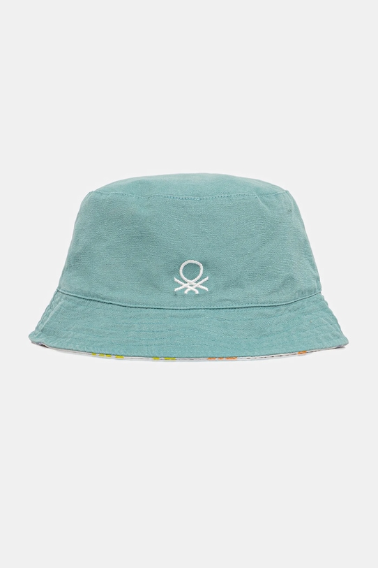 Детская двусторонняя хлопковая шляпа United Colors Of Benetton, бирюзовый
Детская двусторонняя хлопковая шляпа United Colors Of Benetton, бирюзовый