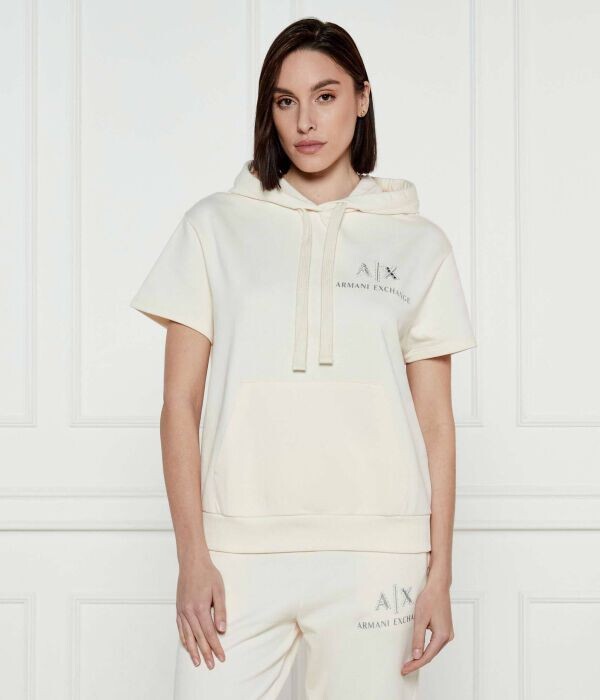 Толстовка женская Armani Exchange с короткими рукавами, бежевый
Толстовка женская Armani Exchange с короткими рукавами, бежевый