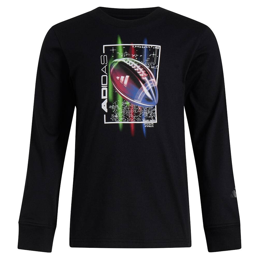 Футболка adidas Football Energy для мальчиков для малышей с графическим рисунком Adidas, черный
Футболка adidas Football Energy для мальчиков для малышей с графическим рисунком Adidas, черный