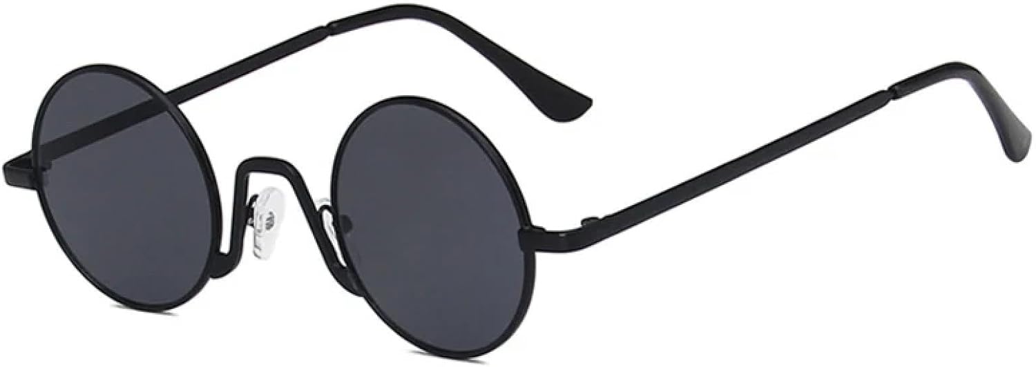 Солнцезащитные очки с защитой от УФ-излучения UV400 | Маленькие круглые, в стиле панк, металлические, черные | Для женщин и мужчин, для занятий спортом на открытом воздухе и вождения DSVIGF, Black-black
Солнцезащитные очки с защитой от УФ-излучения UV400 | Маленькие круглые, в стиле панк, металлические, черные | Для женщин и мужчин, для занятий спортом на открытом воздухе и вождения DSVIGF, Black-black