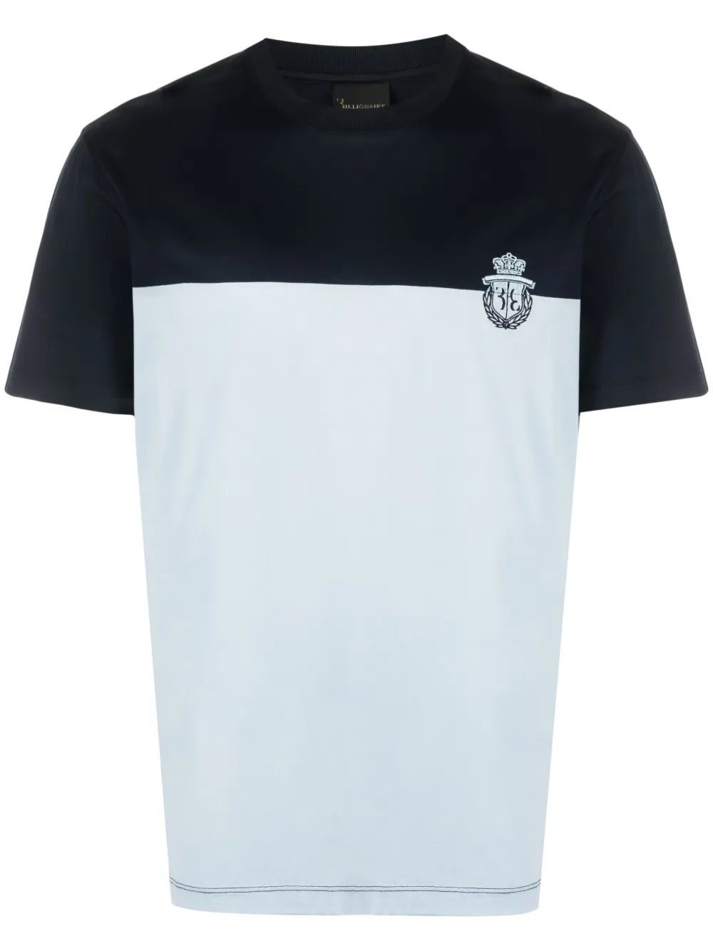 Футболка с вышитым логотипом Billionaire, синий
Футболка с вышитым логотипом Billionaire, синий