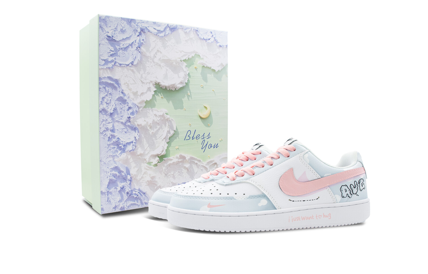 Кроссовки Nike Court Vision Skateboarding Shoes Men Low-top White/Blue/Pink, белый/синий/розовый
Кроссовки Nike Court Vision Skateboarding Shoes Men Low-top White/Blue/Pink, белый/синий/розовый