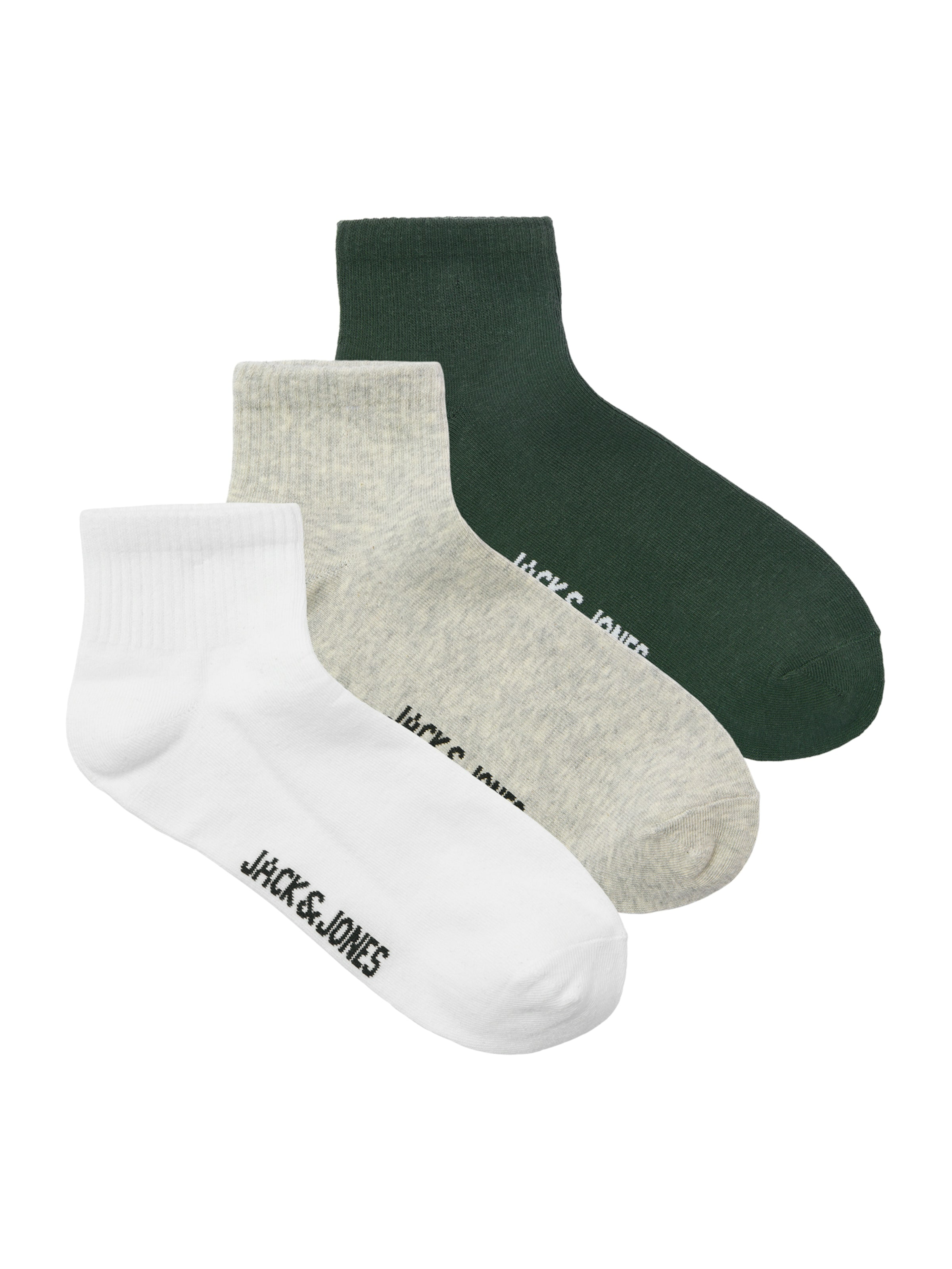 JACK & JONES Носки 'JACNATE' в цветах Grey, Fir, White
JACK & JONES Носки 'JACNATE' в цветах Grey, Fir, White