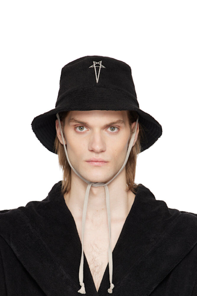 Черная пляжная панама Rick Owens
Черная пляжная панама Rick Owens