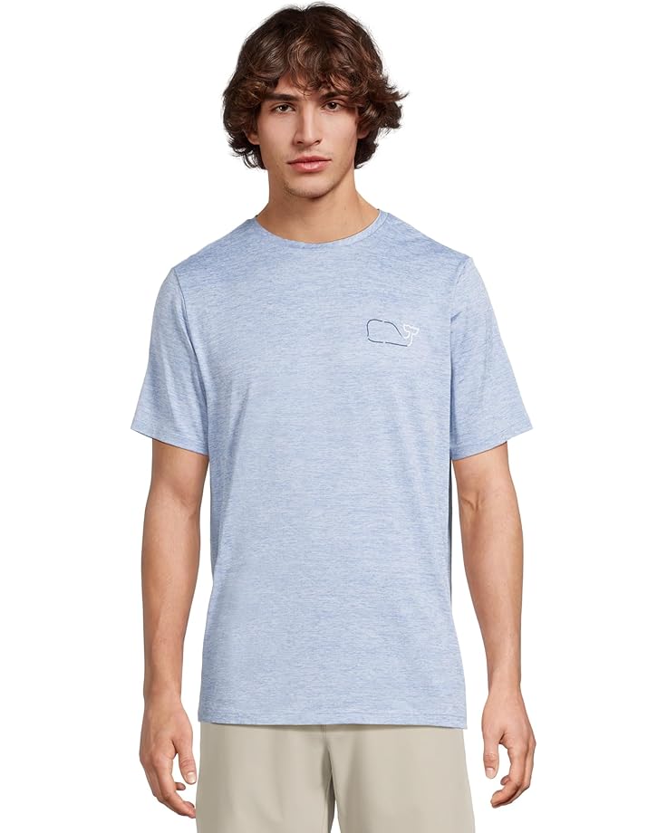 Футболка Vineyard Vines Otg Whale Outline Short Sleeve Tee, цвет Coastline Heather
Футболка Vineyard Vines Otg Whale Outline Short Sleeve Tee, цвет Coastline Heather