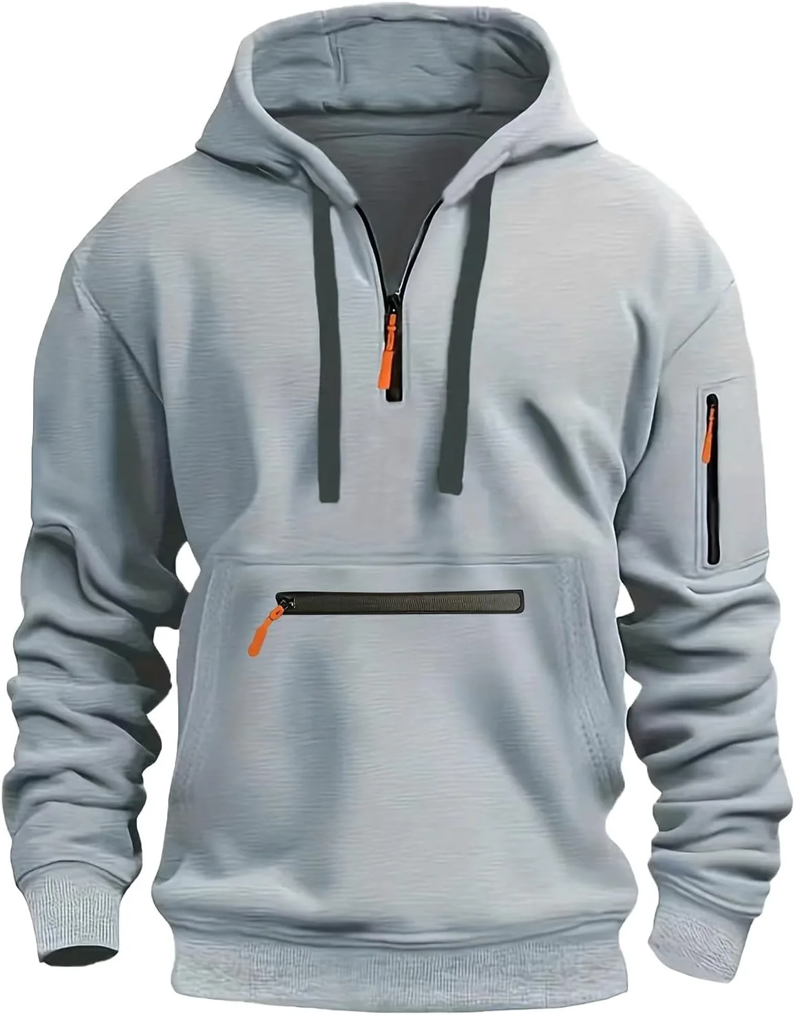 Толстовка с капюшоном Quarter Zip для мужчин, тактическая, на молнии
Толстовка с капюшоном Quarter Zip для мужчин, тактическая, на молнии