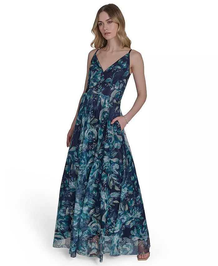 Женское бальное платье без рукавов с вышивкой и пайетками Eliza J
Женское бальное платье без рукавов с вышивкой и пайетками Eliza J