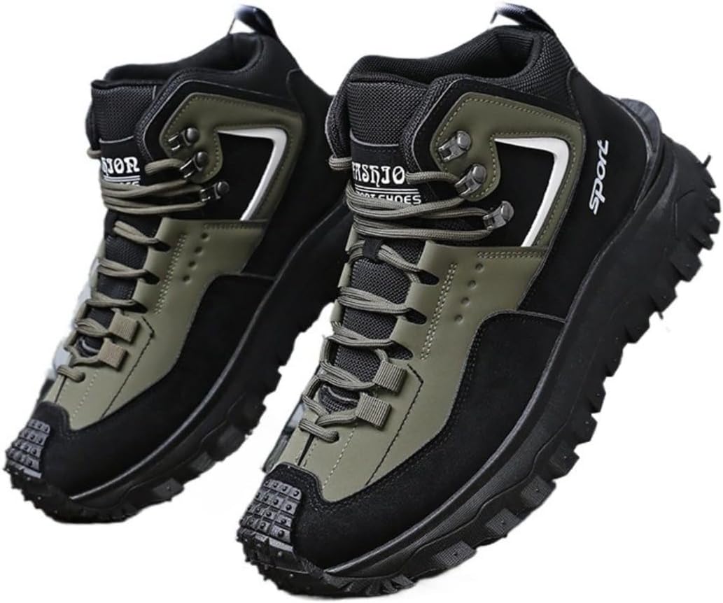 Прочные походные кроссовки из замши и сетки с амортизирующей подошвой для активного отдыха на природе и повседневной носки. Отличаются износостойкой подошвой, легким дизайном и спортивным стилем для мужчин Ctkvbmeoi, зеленый
Прочные походные кроссовки из замши и сетки с амортизирующей подошвой для активного отдыха на природе и повседневной носки. Отличаются износостойкой подошвой, легким дизайном и спортивным стилем для мужчин Ctkvbmeoi, зеленый