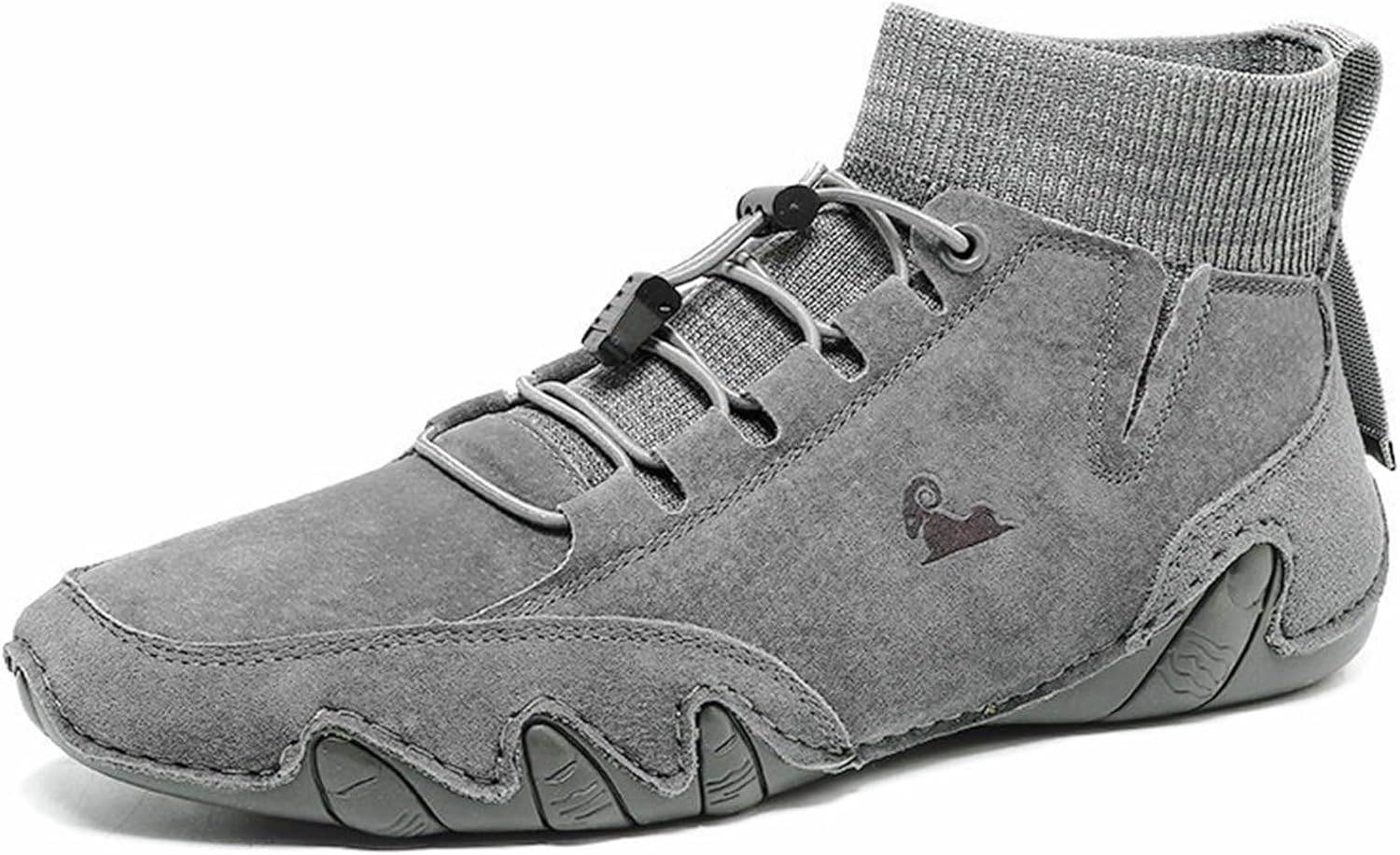 Мужские повседневные кожаные мокасины RiceelSor с высокой посадкой, ручной строчкой, без шнурков, для вождения, с меховой подкладкой, теплые, нескользящие и удобные туфли, серый
Мужские повседневные кожаные мокасины RiceelSor с высокой посадкой, ручной строчкой, без шнурков, для вождения, с меховой подкладкой, теплые, нескользящие и удобные туфли, серый