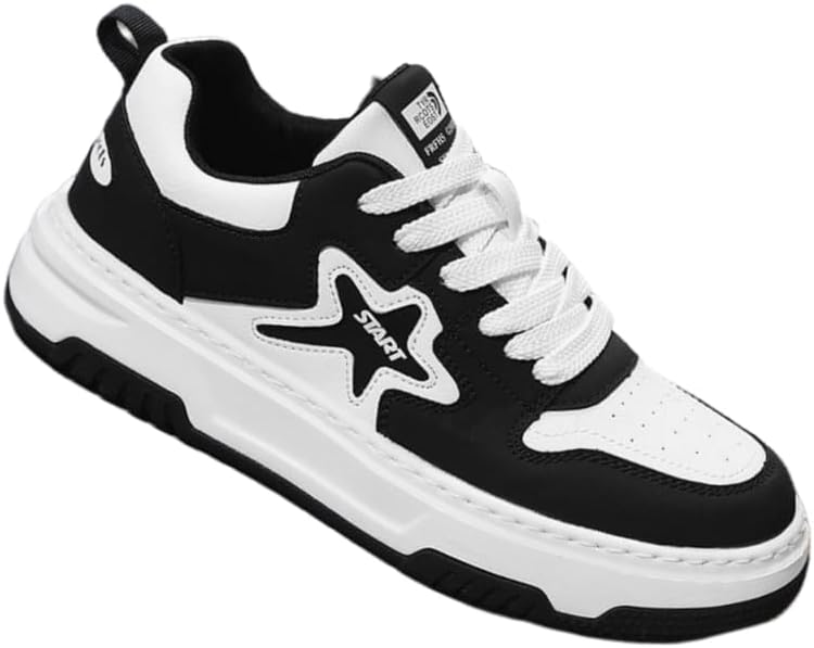 Мужские кроссовки HoaloX, удобные и легкие, с шнурками, подходят для прогулок, повседневной и ежедневной носки, белый/черный
Мужские кроссовки HoaloX, удобные и легкие, с шнурками, подходят для прогулок, повседневной и ежедневной носки, белый/черный