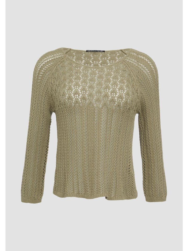 Вязаный свитер цвета 7854_fir green QS
Вязаный свитер цвета 7854_fir green QS