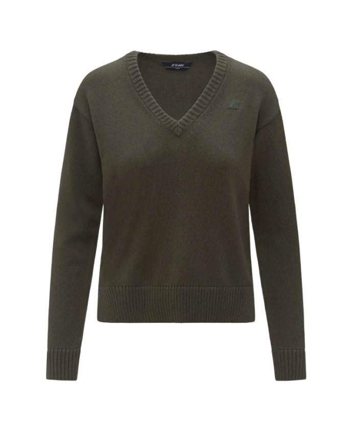 Свитер Adine с V-образным вырезом K-Way, зеленый
Свитер Adine с V-образным вырезом K-Way, зеленый