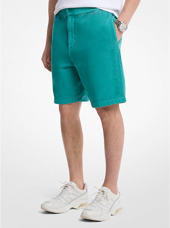 Хлопковые шорты с окраской по готовому изделию Michael Kors, зеленый
Хлопковые шорты с окраской по готовому изделию Michael Kors, зеленый