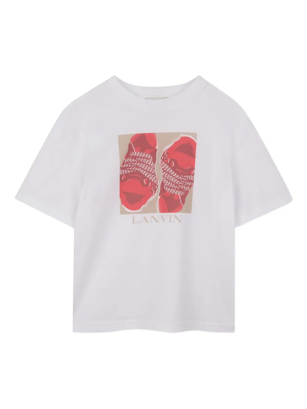 Футболка с графичным принтом Lanvin Enfant, белый
Футболка с графичным принтом Lanvin Enfant, белый