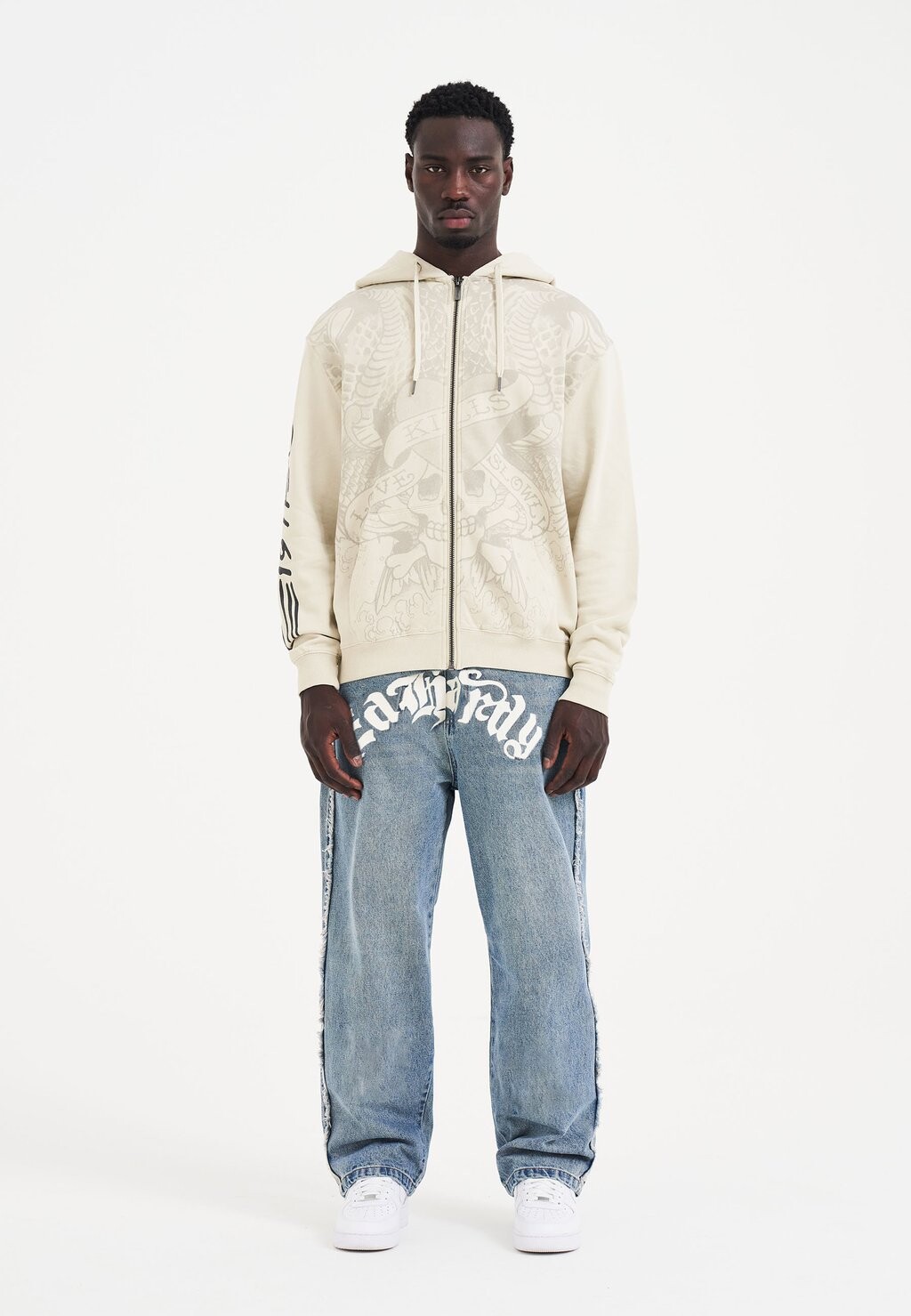 Джинсы прямого кроя GOTHIC FRAYED PANEL Ed Hardy, синий
Джинсы прямого кроя GOTHIC FRAYED PANEL Ed Hardy, синий