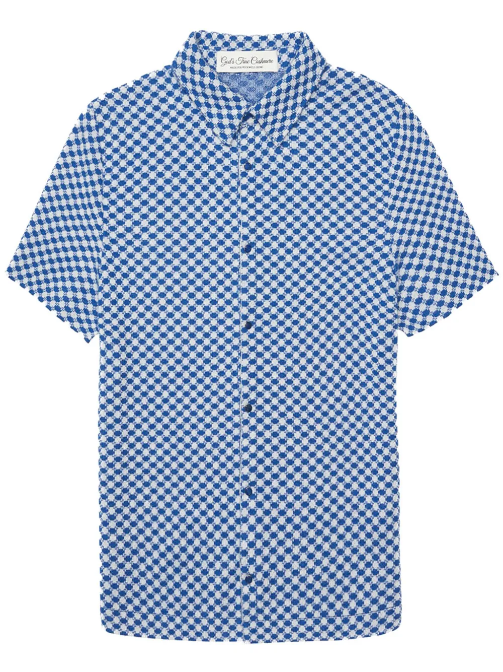 Кашемировая рубашка в горох GOD'S TRUE CASHMERE, синий
Кашемировая рубашка в горох GOD'S TRUE CASHMERE, синий