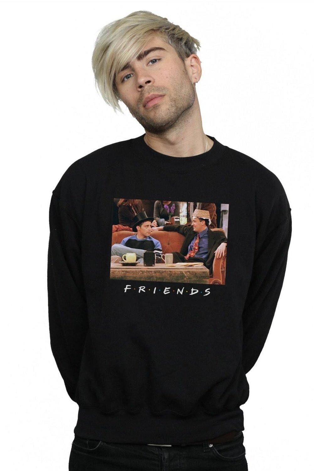 Толстовка Joey And Chandler Hats Friends, черный 
Толстовка Joey And Chandler Hats Friends, черный