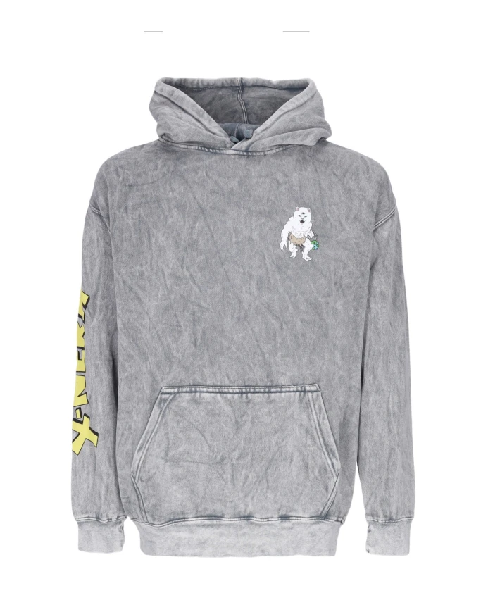 Худи X-Nerm угольного цвета с минеральной стиркой Ripndip, серый
Худи X-Nerm угольного цвета с минеральной стиркой Ripndip, серый