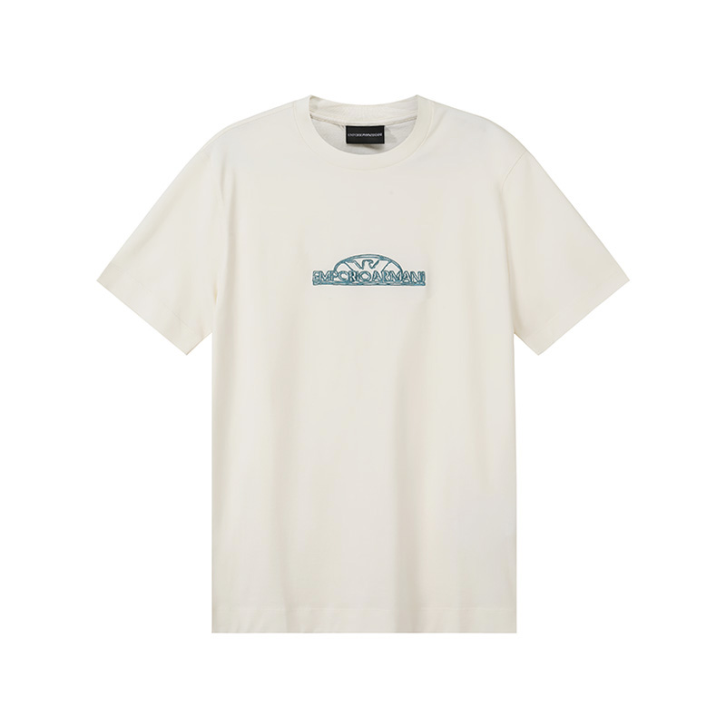 Футболка с вышитым логотипом EMPORIO ARMANI, ванильная
Футболка с вышитым логотипом EMPORIO ARMANI, ванильная