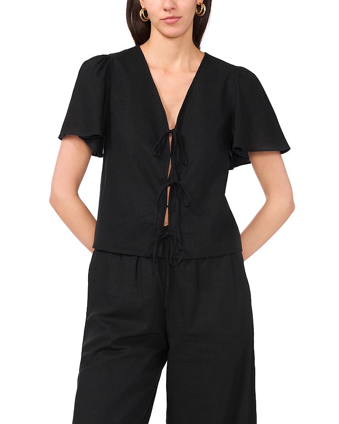 Короткий топ с завязкой спереди 1.STATE, черный
Короткий топ с завязкой спереди 1.STATE, черный