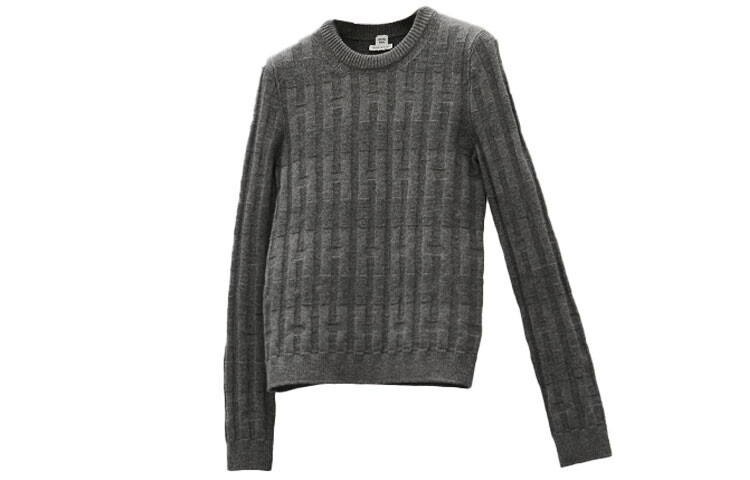 Свитер женский Hermes с узором, серый
Свитер женский Hermes с узором, серый