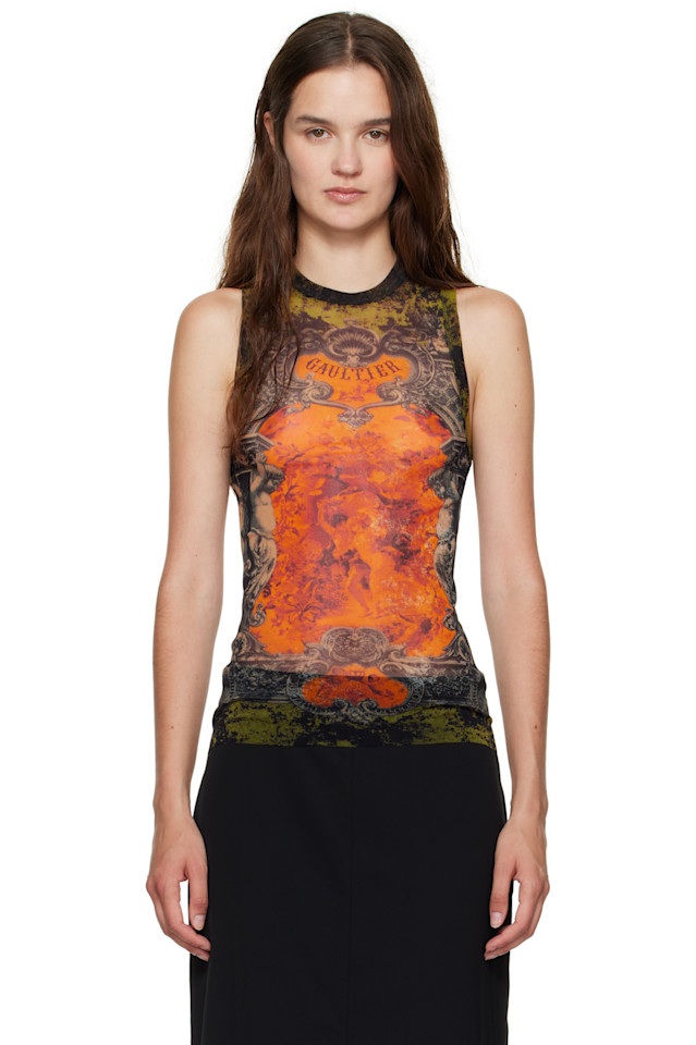 Топ-медальон Jean Paul Gaultier, оранжевый
Топ-медальон Jean Paul Gaultier, оранжевый