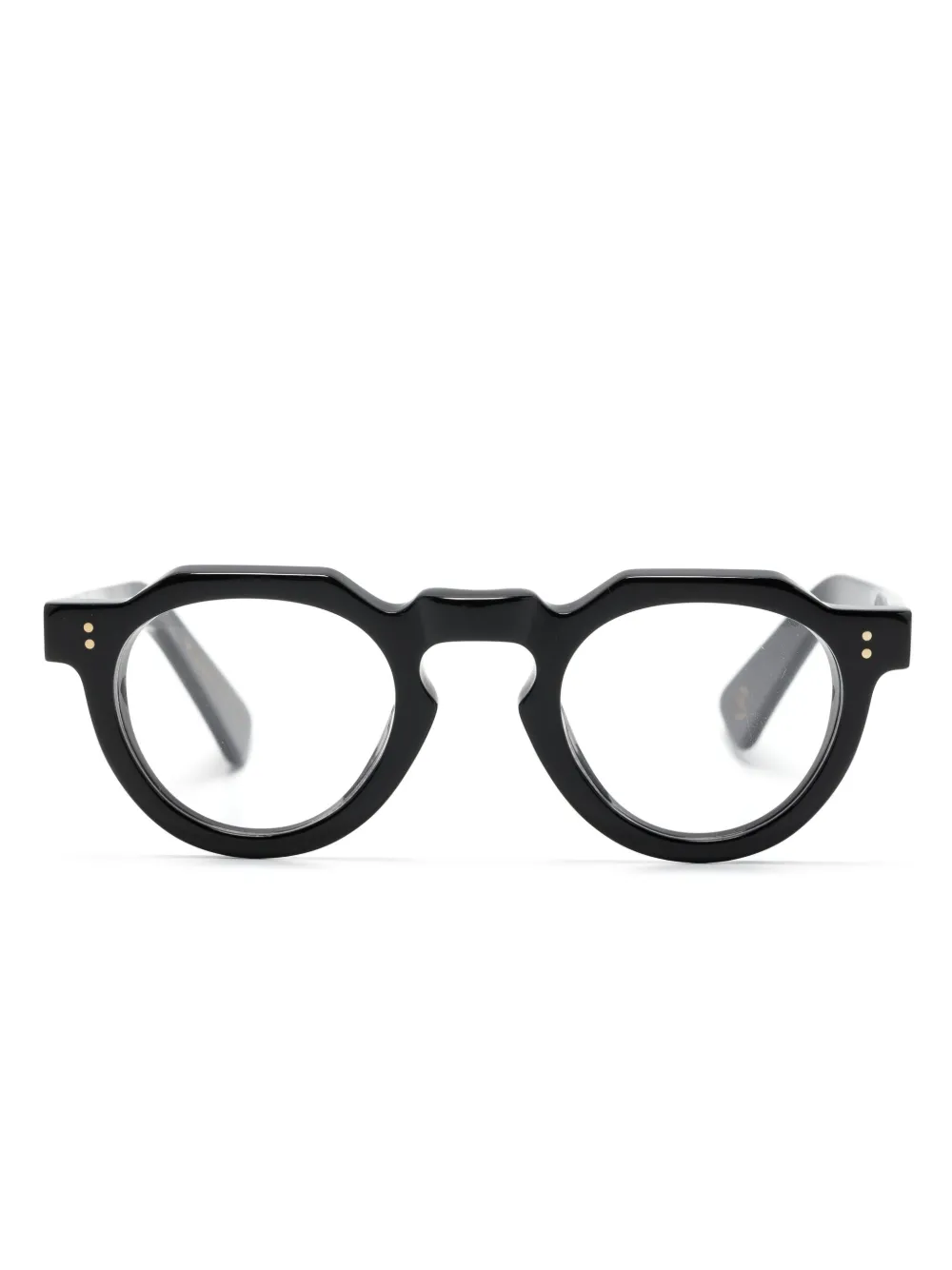 Очки в круглой оправе Crown Lesca, черный
Очки в круглой оправе Crown Lesca, черный