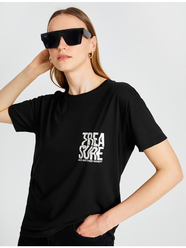 Футболка KOTON T shirt, черный
Футболка KOTON T shirt, черный