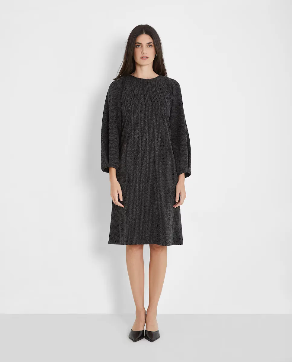 Платье с пышными рукавами и круглым вырезом Trucco, темно-серый
Платье с пышными рукавами и круглым вырезом Trucco, темно-серый